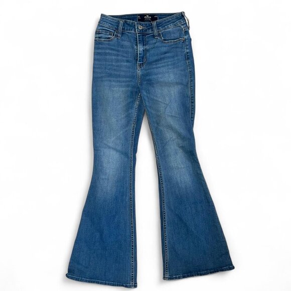 Hollister Women's Super Flare High Rise Denim Jeans - Picture 2 of 3